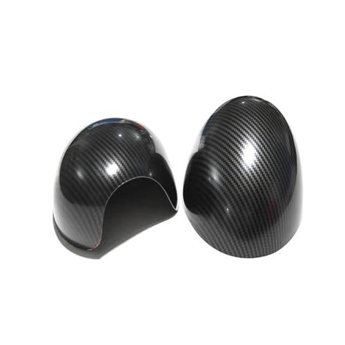 �A���_�[�~���[�J�o�[�Z�b�g �h�A ���A �r���[ �~���[ �J�o�[ �X�e�b�J�[ �J�[ �X�^�C�����O �f�R���[�V���� Mini Cooper One S JCW F56 F55 2014-2019 �ɓK���B(Carbon fiber pattern)