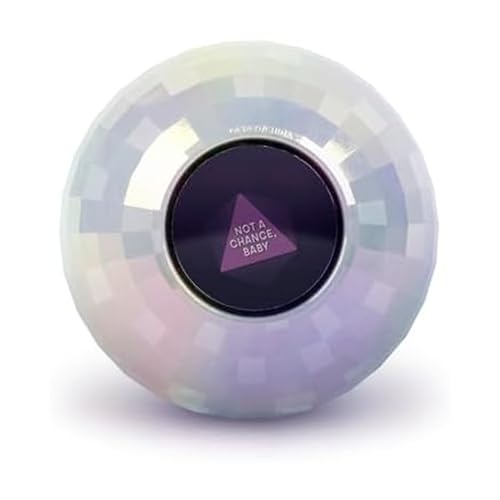 Genuine Fred WONDERBALL The Mystic Mirroball, Disco Ball Decision Maker and Fortune Teller, Iridescent Finish, Gift-Ready Packaging, Retro Party Accessories