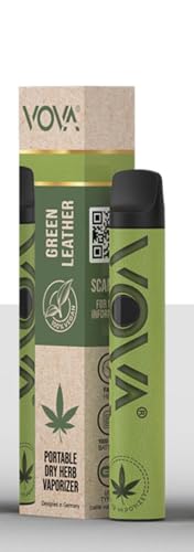 Vova Vaporizador de Hierbas Portátil, 2 Niveles de Temperatura, Verde y Buena Relación Calidad-Precio