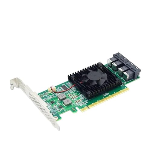 Adaptador Switch PCIe3.0 X16 a 4 X U.2 NVMe SSD con Controlador PLX8747, no requiere bifurcación de placa madre