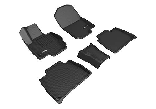 3D MAXpider Custom Fit Kagu Floor Mat (Black) Compatible with