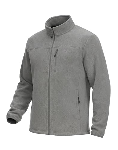 Chaqueta cálida de forro polar para hombre contra el frío y la estática