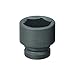 Impact Socket with 1" Hexagon Size: 1.7/16" AF