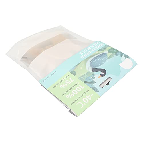 Pssopp Piezas de Pato Liofilizadas para Perros y Gatos, Fabricadas en Estados Unidos, Ricas en Nutrientes, Proceso Al Vacío a Baja Temperatura, Suavizadas con Agua, Golosinas de