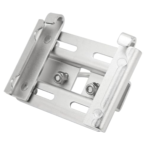 FUZHUI Marine Grade Stainless Steel Rail Mount Anchor Bracket - 35lb Capacity Vertical Anchor Holder for Boats, Ships, and Yachts (Large 8585SE2L 1in to 1?1/4in Rails)
