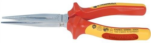 Kayser Promat 810359 cicogna becco pinza VDE, lunghezza 200 mm, colore cromato, PROMAT M. Ku.Custodie per