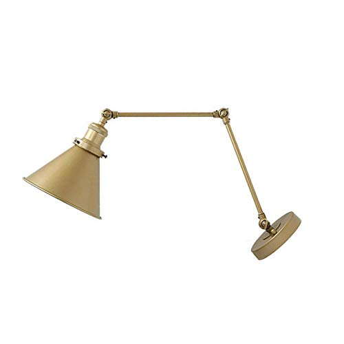 Candelabro de pared industrial ajustable para eliminar zonas oscuras en pasillos con base E27