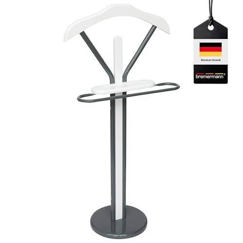 bremermann Vestidor para Caballero con Percha en Blanco (Gris Oscuro)