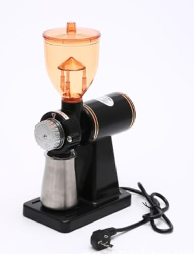 Sailozaiコーヒー豆ミル、手軽に調理8段大容量家庭用1台で豆を多用した緑茶山椒米をビジネスで扱いやすいカフェケーキ店 (ブラック,エスカレーションカップ)