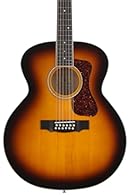 Guild 12-string electro-acoustic guitar Model: F-2512E Deluxe Mapleseries: Westerly Collection Colour: antique burst body Shape: jumbo top: solid Sitka spruce Sides and back: flamed maplefinish: high-gloss polyurethane