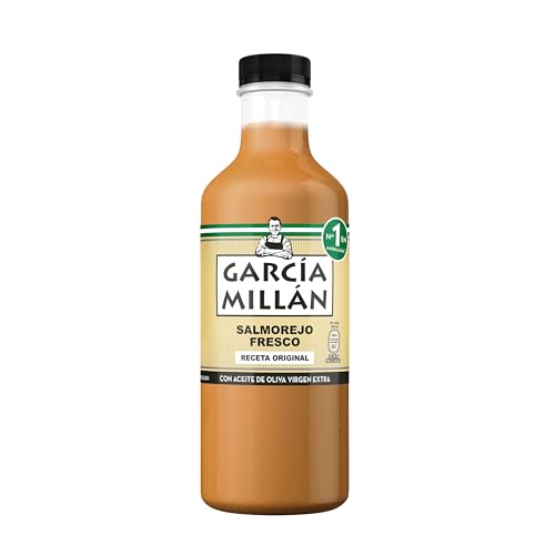García Millán Salmorejo Fresco con Aceite de Oliva Virgen Extra, 1L (Refrigerado)