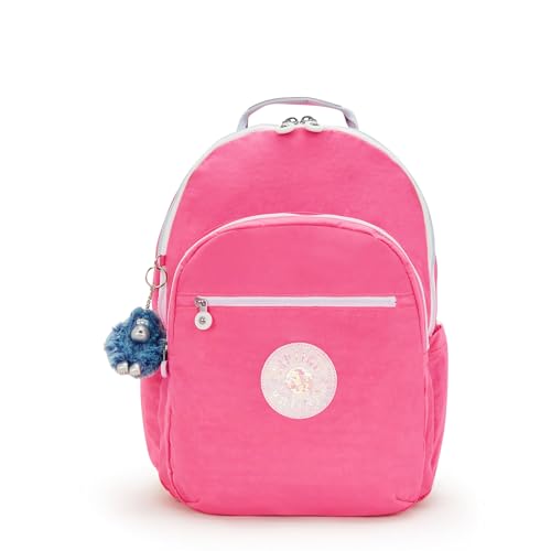 Image of Kipling Women's Seoul Extra Large 17 inch Laptop Backpack, Durable, Roomy with Padded Shoulder Straps, Built-In Protective Sleeve