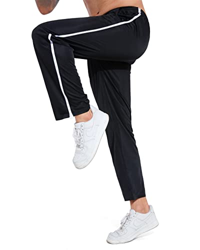 AIFARLD Tear Away Pants for Men Mens Basketball Sweatpants 2 Side Zippers with Pockets for Knee/Leg Post-Surgery Black AIFARLD Tear Away Pants for Men Mens Basketball Sweatpants 2 Side Zippers with Pockets for Knee/Leg Post-Surgery Black - Image 7
