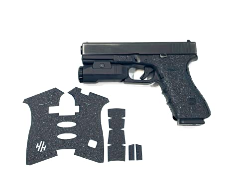 Handleitgrips Sandpaper Gun Grip Tape Wrap for Glock 17,Glock 22, Glock 34, Glock 35 Gen 3
