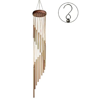 SuninYo Wind Chimes for Outside,Memorial Gifts Wind Chimes Outdoor Clearance,36 inches Memorial Wind Chimes with S Hook for Home Garden Decoration