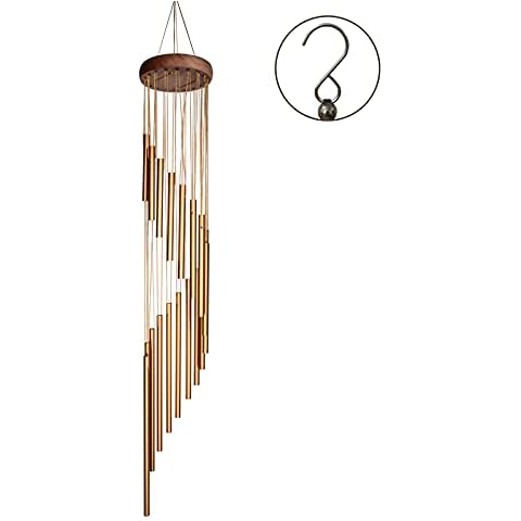 SuninYo Wind Chimes for Outside,Memorial Gifts Wind Chimes Outdoor Clearance,36 inches Memorial Wind Chimes with S Hook for Home Garden Decoration Cover