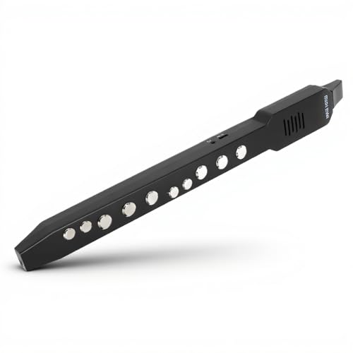 Digital Wind Instrument,HiFi Speaker MIDI Connection Electronic Wind Instrument,Multifunctional Buttons Electric Wind Instrument,with 12 Accompaniments (Black)