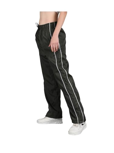 Image of Parachute Pants for Women - Water-Resistant Cargo Pants for Women | Stylish Activewear for Travel, Office, Gym, Trekking & Everyday Comfort | Korean Pants for Woman