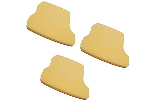 String Trimmer Parts A226000700 / 62908-82310 OEM Genuine Shindaiwa Part Foam Pre-Filter of Each 3 Packs for EB3410 GP3410 HT3000 HT4000 LE2510 S3000 S4000 U3000 W4000 and E-Book in A Gift
