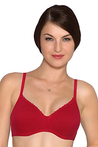 Image of Amante Cotton Padded Wirefree Full Coverage T-Shirt Bra