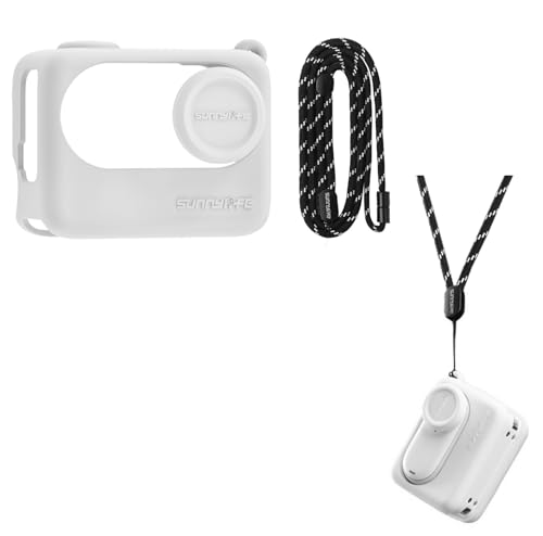 SHEAWA for Insta360 Go 3S P[X+YJo[+lbNXgbv Jo[ VRP[X Xgbv gтɕ֗ Yی Sʕی یP[X ANZT[ (zCg)