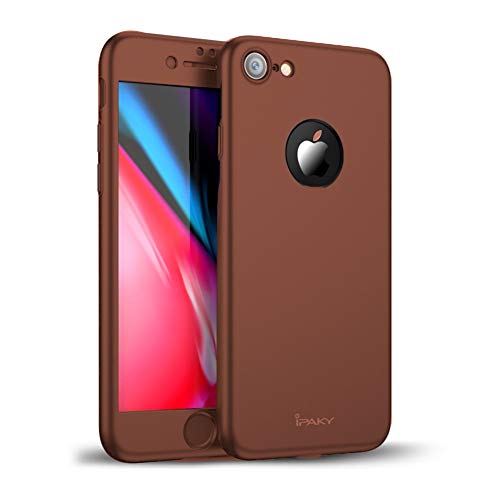 Compatible with iPhone 8 Case,Rebex 360 All-Around Protective Cover Thin Slim Fit Hard Case with Screen Protector