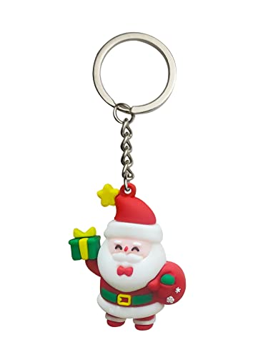 Porte-clés Père Noël, petits cadeaux de noël pour enfant garçons et filles, cadeau noël pour femme et homme Cover