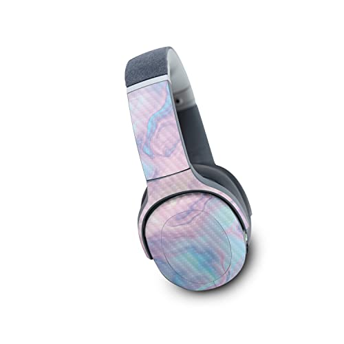 Image of MightySkins Carbon Fiber Skin Compatible with Skullcandy Crusher Evo Wireless - Pastel Wave | Protective, Durable Textured Carbon Fiber Finish | Easy to Apply | Made in The USA