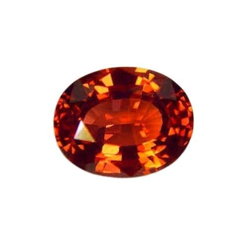 Grenat hessonite pierre naturelle gommée certifiée A1+ pour création artisanale de bijoux