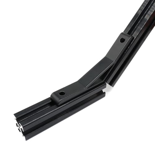 (8 Stück) 4 Stück 135 Grad Winkel 2020 Serie Aluminium-Extrusionsprofil-Zubehör, Aluminium-Eckwinkel, Profil mit Befestigungsschrauben und Muttern