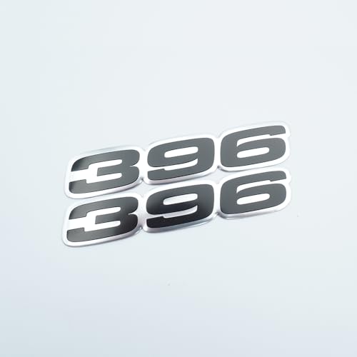 Placa de identificación de motor 396 en aluminio pulido para camión 4