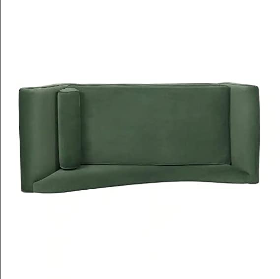 Image of Lazy Couch and Reclining Sofa /Recliner Chaise Longue /Fabric recliners /for Bedroom /Living Room /Office Reception Recliner Lounge Sofa and Armchair (Green)