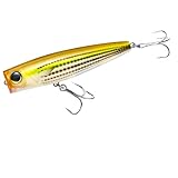 YO-Zuri 3D Inshore Popper Floating 90mm Salt Lure Color:Yellow Mallet