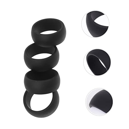 Anillos deportivos de silicona para dedos 4 piezas miniatura 6