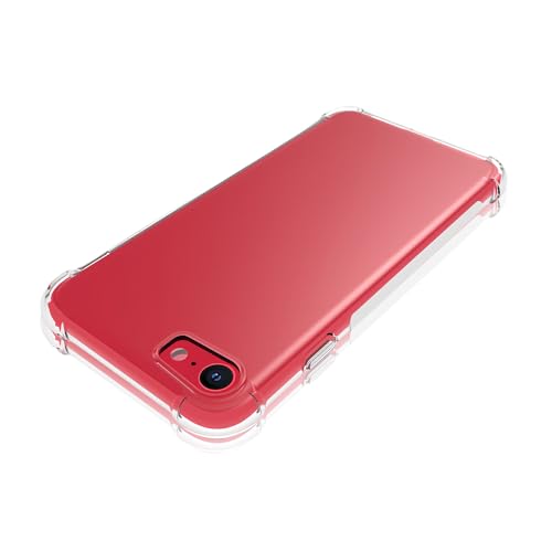 Image of Compatible with iPhone SE Case, 2nd Generation, 3rd Generation, iPhone 8, iPhone 7 Case, Reinforced Corners, Camera Protection, Shock Absorption, Fingerprint Prevention, Lightweight, Stylish, High