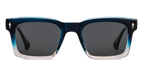 Image of Vincent Chase By Lenskart | Full Rim Square | Classics | Polarized and 100% UV Protected | Men & Women | Large | VC S16748