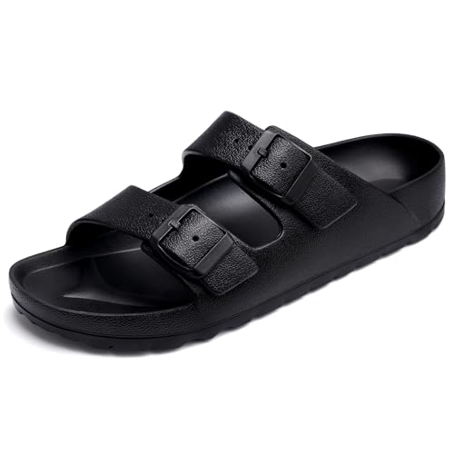 Image of KIDMI Women's EVA Slide Sandal, Black, US Size 10