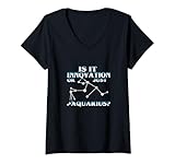 Photo Gallery donna is it innovation or just aquarius? maglietta con collo a v Photo Gallery donna is it innovation or just aquarius? maglietta con collo a v