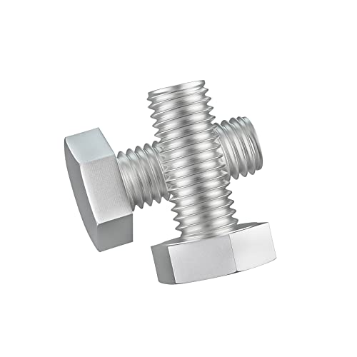Image of 5 /16-18 x 1 inch (1 /2 to 6 inch Optional) Hex Head Screw Bolt, Stainless Steel 18-8(304), Fully Threaded,30pcs