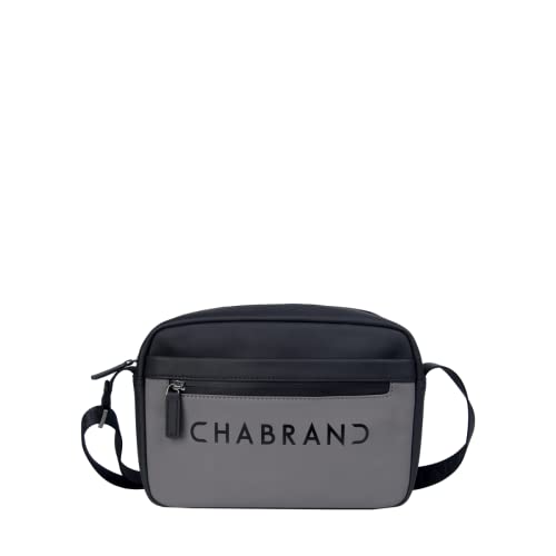 Chabrand MINI SAC REPORTER NOIR ET GRIS - TOUCH BIS 17239109, Taille unique