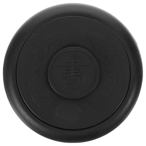 jojofuny Piedra de Tinta para Caligrafía 4 Pulgadas, Tintero Cubierto de Plástico Seguro, Losa de Tinta para Escribir y Dibujar, Accesorio para Práctica de Caligrafía Tradicional China