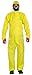 Ansell AlphaTec 2300 Model 132, Kombinezon jednorazowy, Odporny na chemikalia, Wodoodporny, Ogólna odzież robocza, Do Malowania, Dla Mechaników, Damski I Męski, Żółty, XL (1 Sztuka)