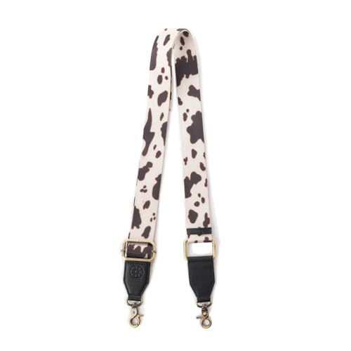 Image of Myra Bag Western Leather Shoulder Bag Strap - Tote Crossbody Purse Cow Print Strap Replacement