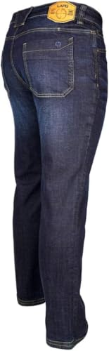 LAPG Men's Terrain Flex Slim Fit Tactical Jeans - Durable Stretch Denim, EDC Waistband, Vintage Wash, Multi-Pocket Design3