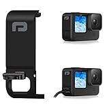 ParaPace Replacement Side Door for GoPro Hero 11/10/9 Black,Dustproof Pass Through Battery Cover Typ