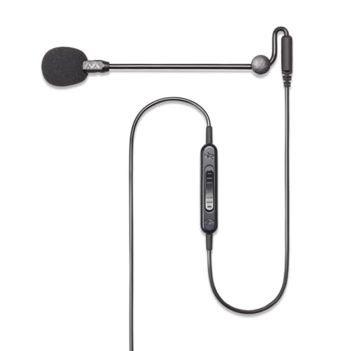 ModMic Antlion Audio Uni Aufsteckbares Mikrofon mit Rauschunterdrückung und Stummschalter, kompatibel mit Mac, Windows PC, Playstation 4, Xbox One und mehr¹