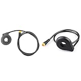 Bloepum 2 peças de sensor de assistência de pedal de energia para bicicleta acessórios de ciclismo peças de bicicleta PAS sensor de pedal elétrico de bicicleta, A e B