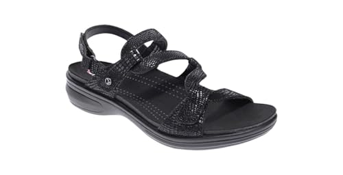 Image of Revere Shoes Emerald Back Strap Sandal for Women - Leather Sandals with Adjustable Straps - Lightweight Arch Support - Comfort Walking Sandals