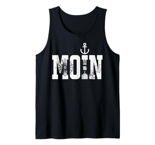 Moin Moin Norddeutschland! Maritimes Norddeutsch Outfit Tank Top