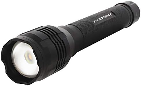 Farpoint Super Bright 4000 Lumen Tactical Flashlight - Weatherproof & Impact Resistant